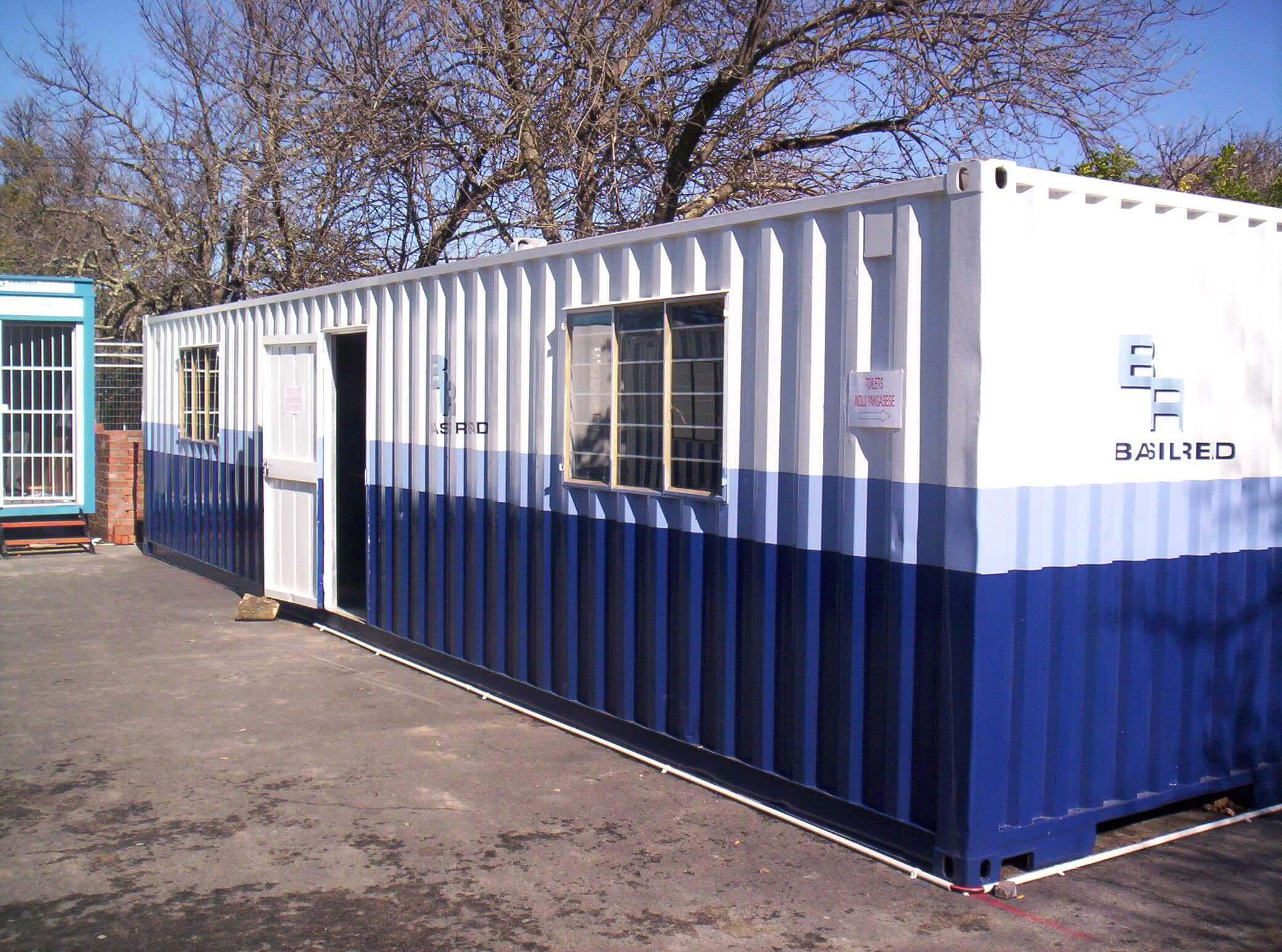 Blue And White Shipping Container | Container Rental & Sales